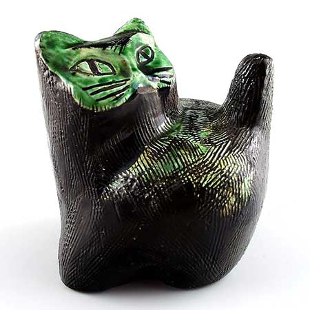 Göran Andersson Upsala–Ekeby Animals Cat, 1962, model number 9002, height 10 cm