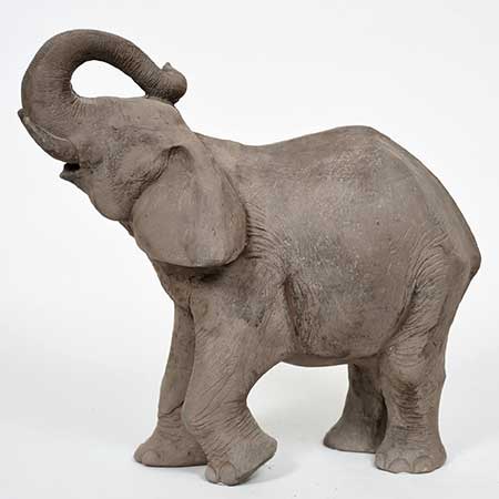 Göran Andersson Upsala–Ekeby Animals Elephant, 1968, model number 8024, height 41 cm