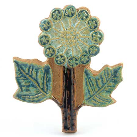 Gabi Citron-Tengborg Lund Studio Wall Plaques Flower, height 22 cm