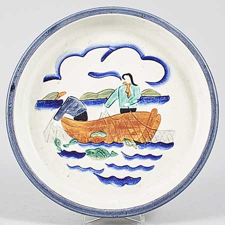 Gertrud Lönegren Rörstrand Bohus Dish, model number L370, diameter 27 cm