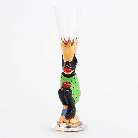 Gunnar Cyrén Orrefors Devil Glasses Nobel Service Pastel green, 2014