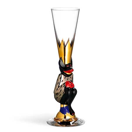 Gunnar Cyrén Orrefors Devil Glasses Nobel Service Silver, 1996–