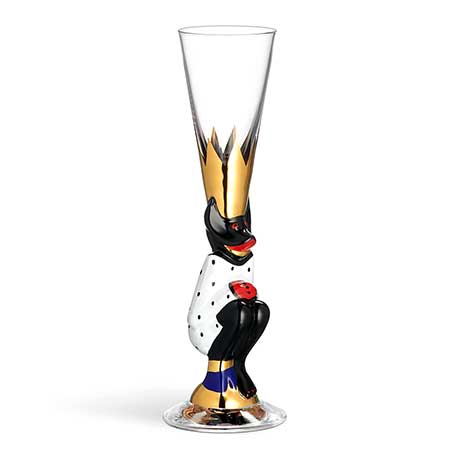 Gunnar Cyrén Orrefors Devil Glasses Nobel Service White, 1996–