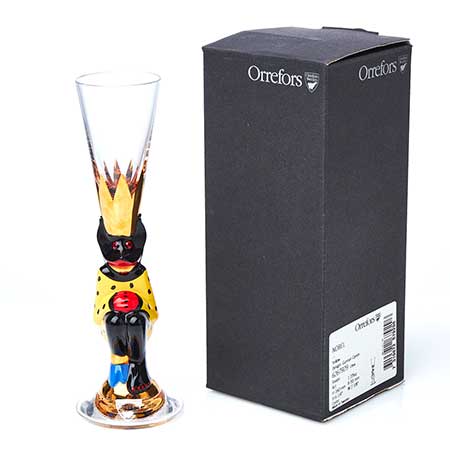 Gunnar Cyrén Orrefors Devil Glasses Nobel Service The lower side of a Devil Glass