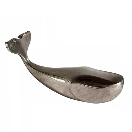 Gunnar Cyrén Dansk Designs Silver Zoo Blue whale, length 6 cm