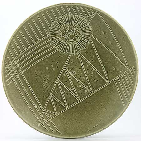 Gunnar Nylund Rörstrand Zenit Dish (model 3), diameter 33 cm