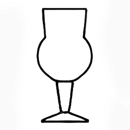 Gunnel Sahlin Kosta Boda Amazon Glass, model number 25607, height 19 cm