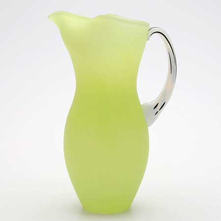 Gunnel Sahlin Kosta Boda Amazon Pitcher, pale green, model number 89822, height 30 cm
