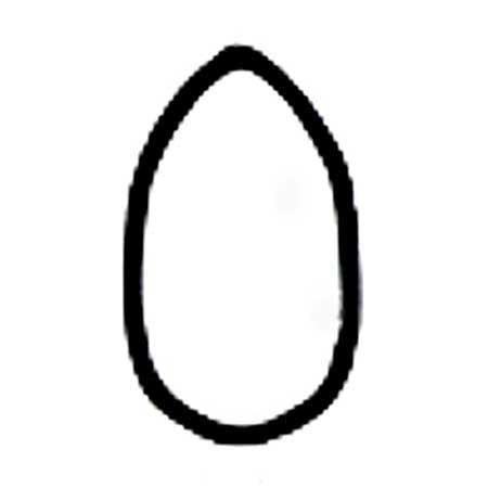 Gunnel Sahlin Kosta Boda Amazon Egg, blue, model number 99529, height 6,5 cm