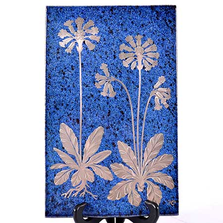 Heinz Erret Gustavsberg Province Flower Wall Plaques Gullviva (Cowslip), province flower of Närke