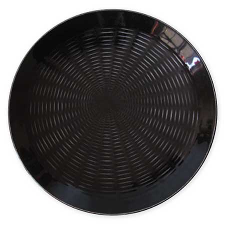Hertha Bengtson Rörstrand India Black plate, diameter 19 cm