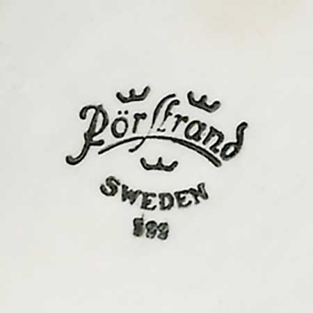Hertha Bengtson Rörstrand India The lower side of a Ceylon object