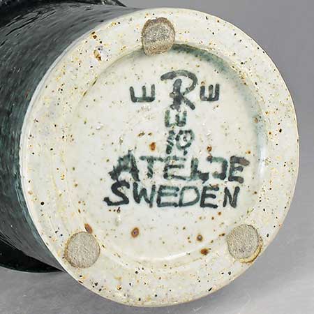 Inger Persson Rörstrand Art Pieces konstkods Lower Side