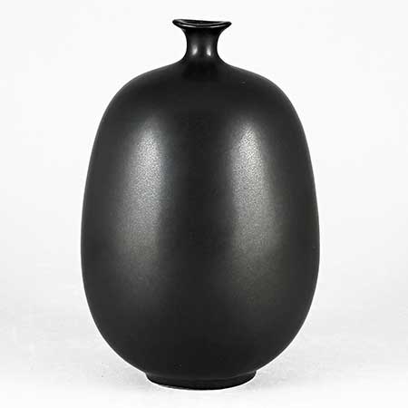 Inger Persson Rörstrand The black balloon vase glaze