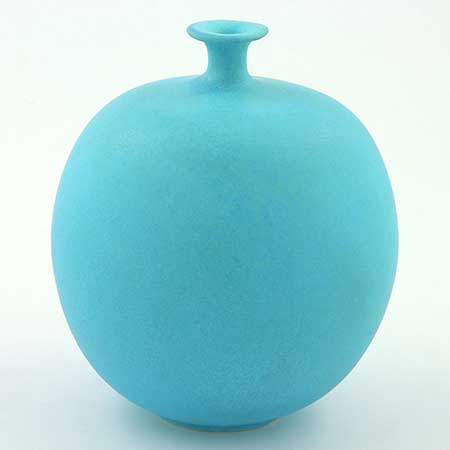 Inger Persson Rörstrand The turquoise/green balloon vase glaze