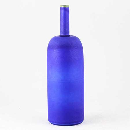 Inger Persson Rörstrand Pro Arte Blue vase ”Trippel” (Triple), height 21 cm