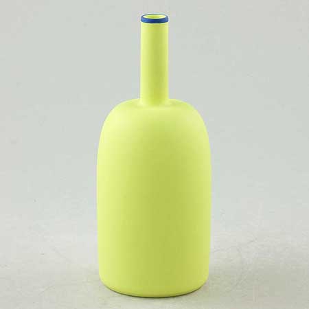 Inger Persson Rörstrand Pro Arte Green vase ”Trippel” (Triple), height 15 cm