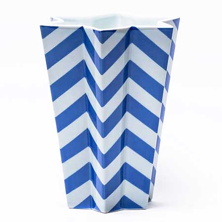 Inger Persson Rörstrand Pro Arte Blue vase ”Starlet”, height 19 cm