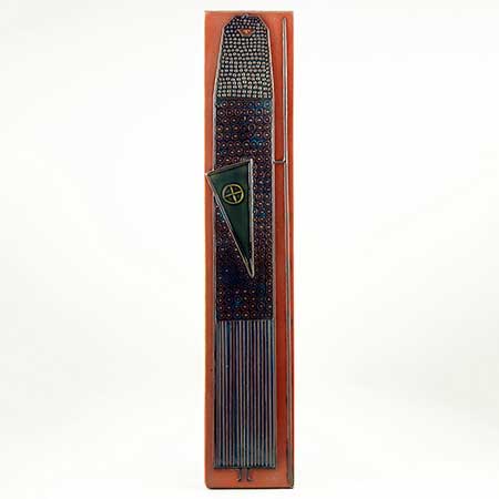 Inger Persson Rörstrand Knight wall plaque, height 51 cm