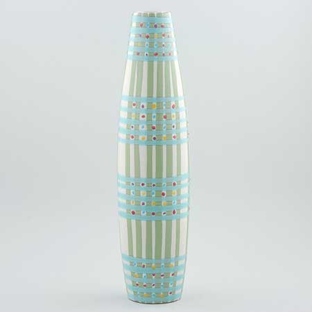 Ingrid Atterbergs Upsala Ekeby Confetti Vase. Model 2205. Height 33,5 cm
