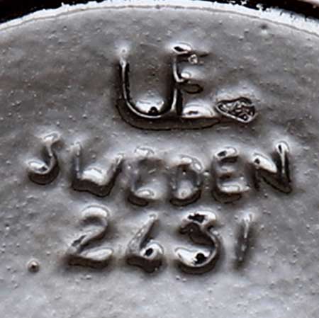 Ingrid Atterberg Upsala–Ekeby The lower side of a Dori object