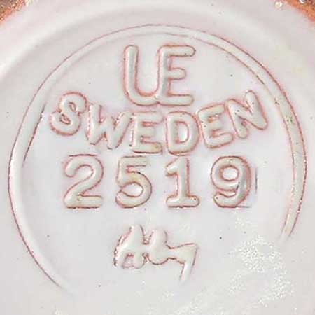 Ingrid Atterberg Upsala–Ekeby Faenza The lower side of a Faenza object