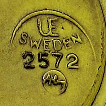 Ingrid Atterberg Upsala–Ekeby Florian The lower side of a Fiorella object
