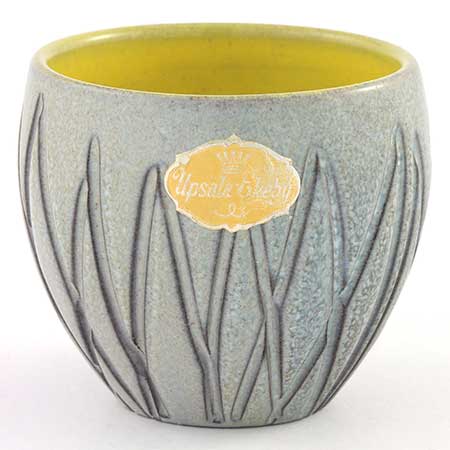 Ingrid Atterberg Upsala Ekeby Lansett Bowl. Model 2262. Length 6 cm