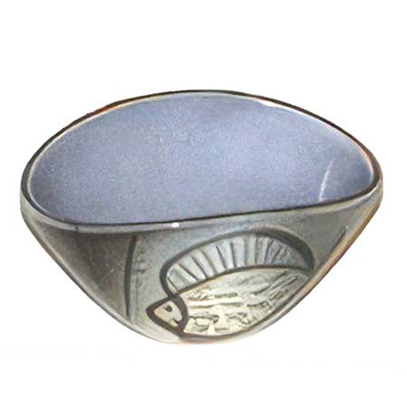 Ingrid Atterberg Upsala Ekeby Manet Bowl. Model 2117