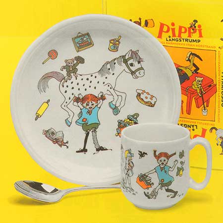 Ingrid Vang Nyman Rörstrand Pippi Långstrump Housewares Children’s Tableware