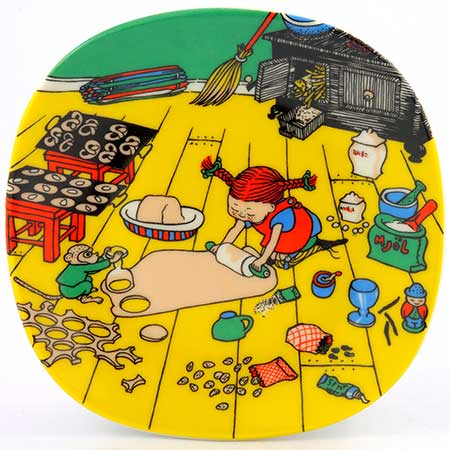 Ingrid Vang Nyman Rörstrand Pippi Långstrump Housewares Pippi bakar (Pippi is Baking)