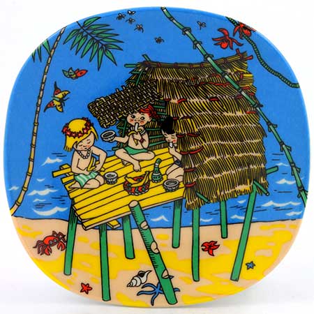 Ingrid Vang Nyman Rörstrand Pippi Långstrump Housewares Pippi i Söderhavet (Pippi in the South Seas)