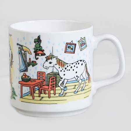 Ingrid Vang Nyman Rörstrand Pippi Långstrump Housewares Pippi och hästen (Pippi and the Horse)