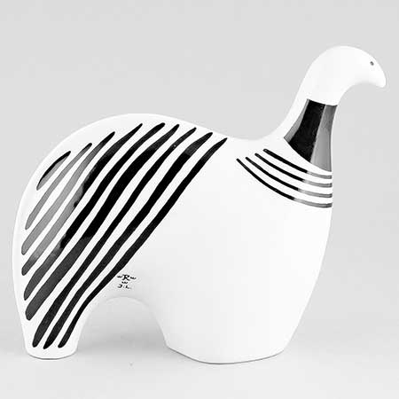 Jackie Lynd Rörstrand Animals Bird, length 12 cm