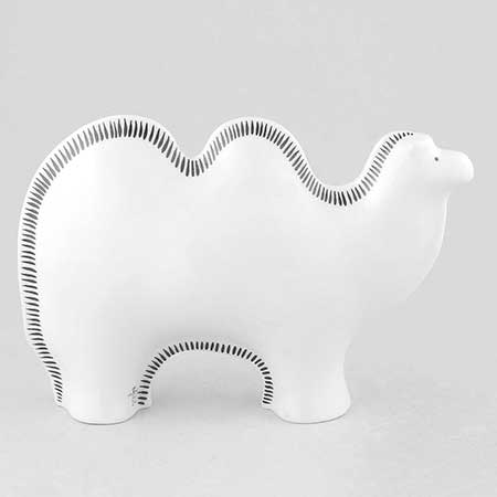 Jackie Lynd Rörstrand Animals Camel, length 20 cm