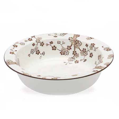 Jackie Lynd Rörstrand Japonica Bowl, diameter 19 cm (7.5 in), 22.5 cm (8.9 in), and 24 cm (9.4 in)