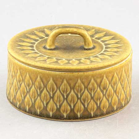 Jens Quistgaard Kronjyden Relief Jar, diameter 12 cm