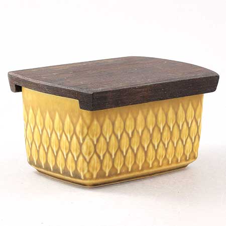 Jens Quistgaard Kronjyden Relief Jar, length 13 cm