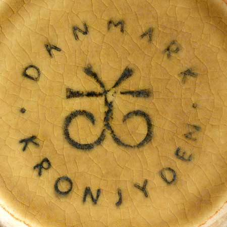 Jens Quistgaard Kronjyden Example of a Relief stamp