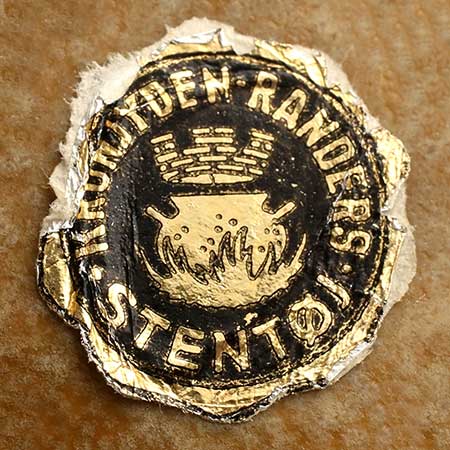 Jens Quistgaard Kronjyden Example of a Relief sticker