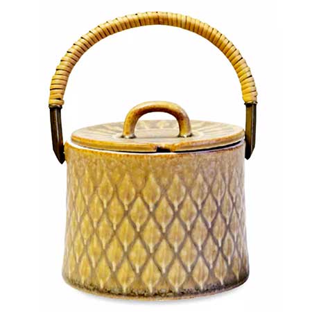 Jens Quistgaard Kronjyden Relief Jar, height 14 cm