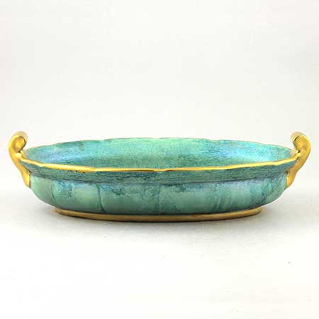 Josef Ekberg Gustavsberg Luster Glaze Bowl, width 29 cm