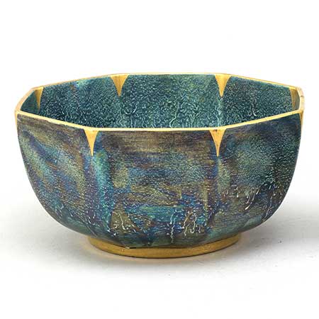 Josef Ekberg Gustavsberg Luster Glaze Bowl, diameter 22 cm