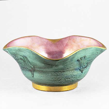 Josef Ekberg Gustavsberg Luster Glaze Bowl, width 19 cm