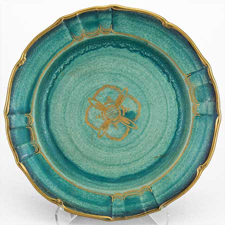Josef Ekberg Gustavsberg Luster Glaze Dish, diameter 31 cm