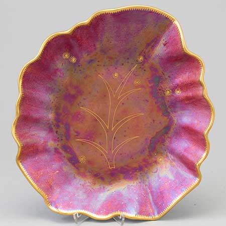 Josef Ekberg Gustavsberg Luster Glaze Dish, length 34 cm
