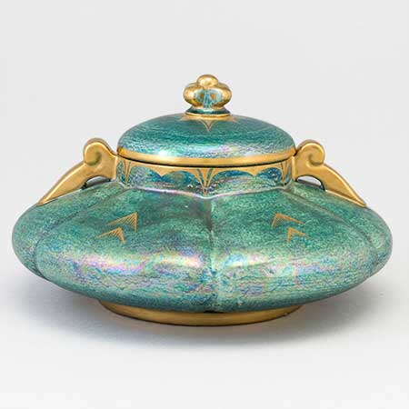 Josef Ekberg Gustavsberg Luster Glaze Jar, diameter 20 cm