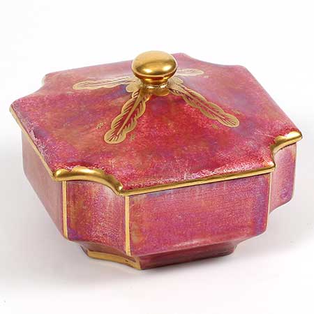Josef Ekberg Gustavsberg Luster Glaze Jar, height 11 cm
