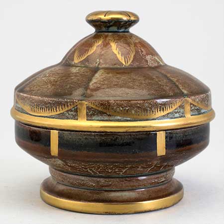 Josef Ekberg Gustavsberg Luster Glaze Jar, height 13 cm
