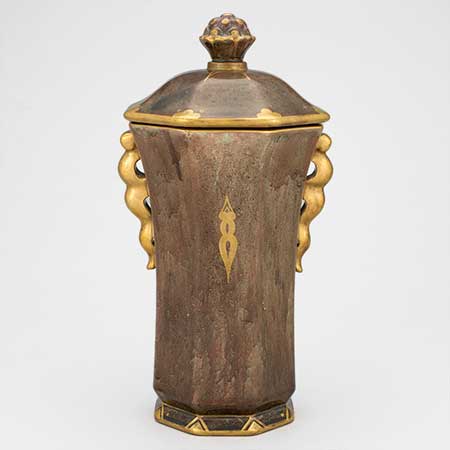 Josef Ekberg Gustavsberg Luster Glaze Urn, height 29 cm
